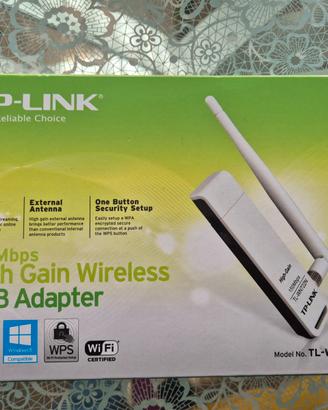 ANTENNA USB WIFI TP-LINK TL-WN722N 150Mbps