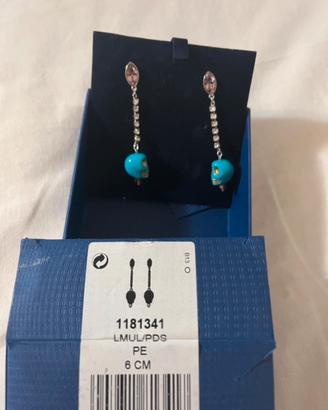 Orecchini teschio swarovski