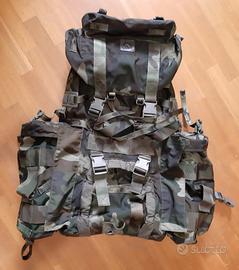 Zaino alpino esercito italiano militare mimetico 