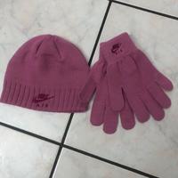 completo guanti e cappellino bambina