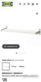 Mensola IKEA bianca