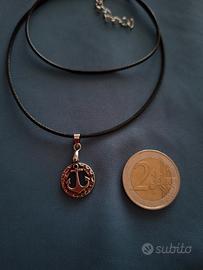 Collana uomo con ciondolo àncora NUOVA