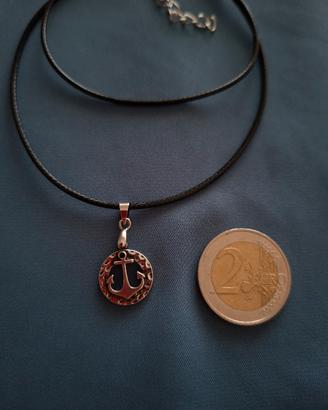 Collana uomo con ciondolo àncora NUOVA