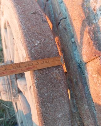 Ruote carro agricolo in legno