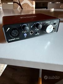 Focusrite Scarlett Solo scheda audio