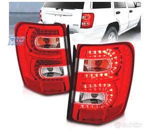 FANALI A LED JEEP GRAND CHEROKEE 99-05 ROSSO CHIAR