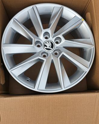 4 cerchi Nuovi 16 originali Skoda Fabia Rumster Ra