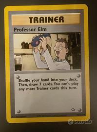 Professor Elm trainer mazzo Neo Genesis