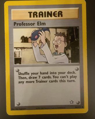 Professor Elm trainer mazzo Neo Genesis