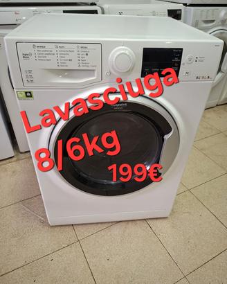 Lavasciuga Ariston 8/6kg inverter 1200 giri 