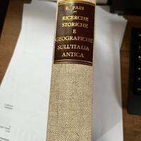Ricerche storiche e geografiche sull’Italia antica