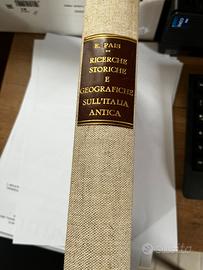 Ricerche storiche e geografiche sull’Italia antica