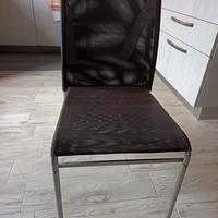 sedie in metallo con rete texplest