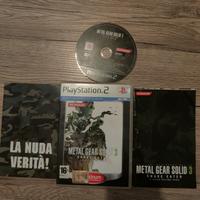 metal gear solid 3 ps2 completo ITA