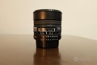 Nikon AF Fisheye Nikkor 16mm f/2.8D e Nikon CA-2