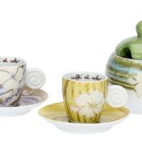 Zuccheriera e tazzine da caffè Thun 