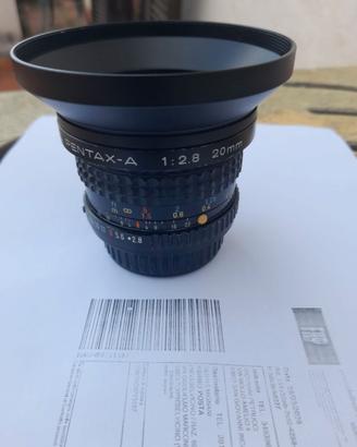 Pentax smc 20mmf2,8
