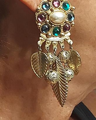 Orecchini Pendenti Vintage a Clip - HOLLYWOOD