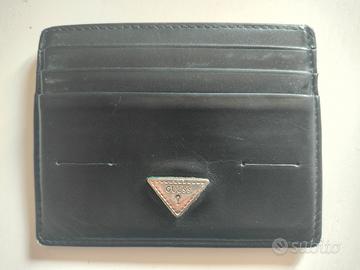 Porta Carte di Credito/Tessere GUESS - Vera Pelle