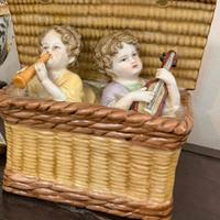 Rara composizione in porcellana Tedesca Messein