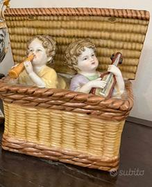 Rara composizione in porcellana Tedesca Messein