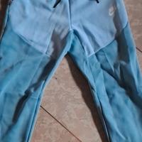 pantalone tuta azzurro 