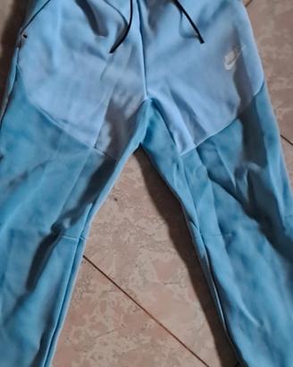 pantalone tuta azzurro 