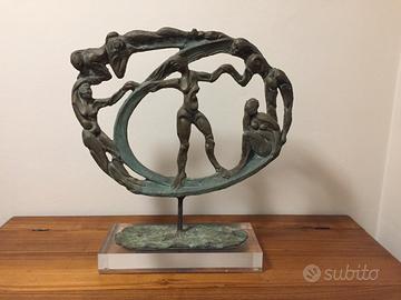 Scultura Bronzo Alberto Ricci di Roma