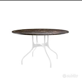 TAVOLO MILA' IN MARMO EMPERADOR DIAM.130 MAGIS