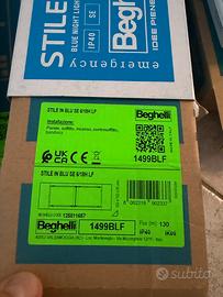 Lampade Emergenza beggelli lotto di 4 pezzi