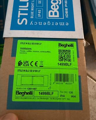 Lampade Emergenza beggelli lotto di 4 pezzi