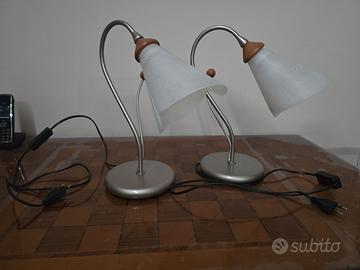 Coppia di Lampade lumi da comodino