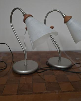 Coppia di Lampade lumi da comodino