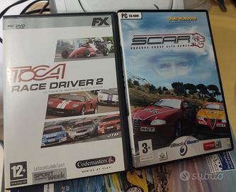 Toca Race Driver 2 e Scar- giochi per PC.