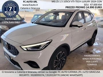Mg ZS 1.5 VTi-tech Luxury FULL OPTIONAL PARI AL NU