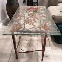 Tavolino per salotto in vetro