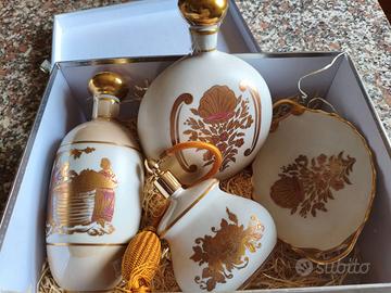 Set dipinto a mano in oro zecchino