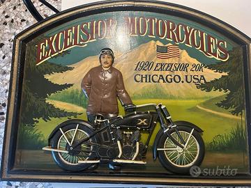 Quadro in Legno Bombato - EXCELSIOR 20K 1920