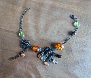 braccialetto con perline e ciondoli bijou brigitte