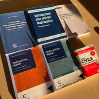 Libri per il corso di economia.