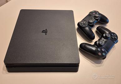 PS4 PlayStation 4 slim + 2 controller + cavo HDMI