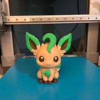 Pokémon statuetta Leafeon Chibi 3D - Gaming e Nerd