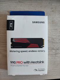 Samsung 990 PRO Heatsink 2TB NVMe (Scontrino 2025)