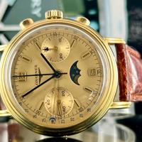 Longines Cronografo fasi lunari data ref:6574 oro