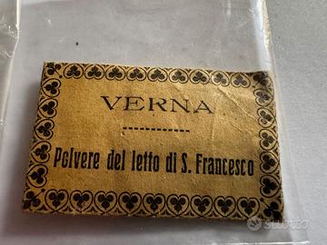 Polvere del Letto di S. Francesco - La Verna