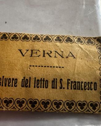 Polvere del Letto di S. Francesco - La Verna