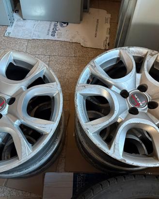 Cerchi e gomme r16 fiat 500