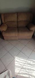 Divano relax reclinabile elettrico 2 posti