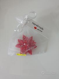 Candela a stella di natale 