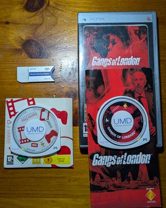 2 UMD per PSP + Sony Memory Stick Duo Adaptor